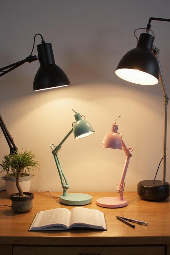 adjustable brightness desk lamps