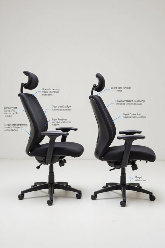 adjustable ergonomic office chairs