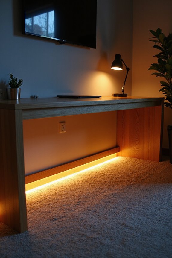 choosing under desk lighting factors