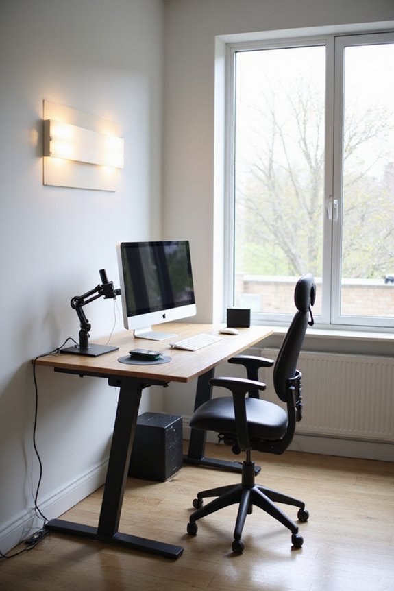 clutter free smart home office
