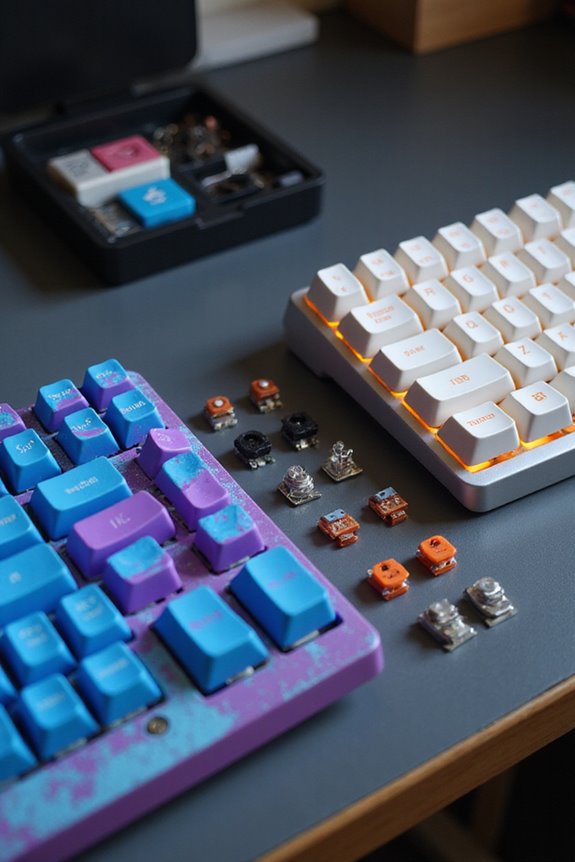 customizable mechanical keyboard features