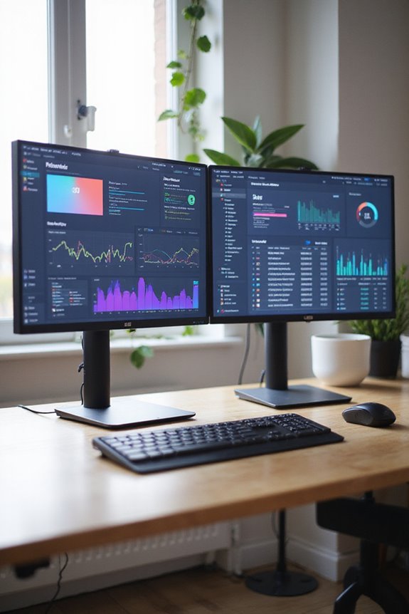 dual monitors enhance productivity
