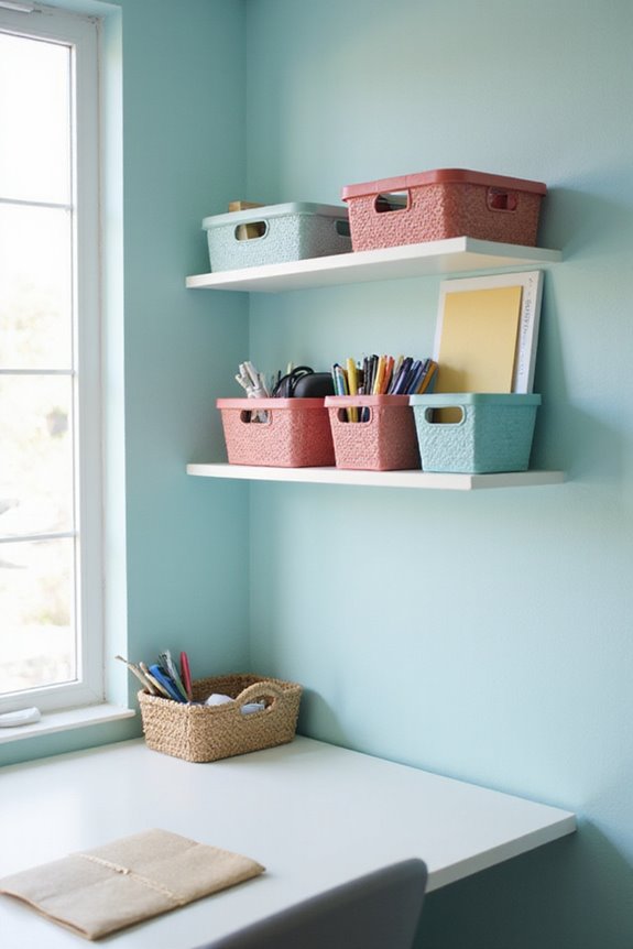 efficient small item organization