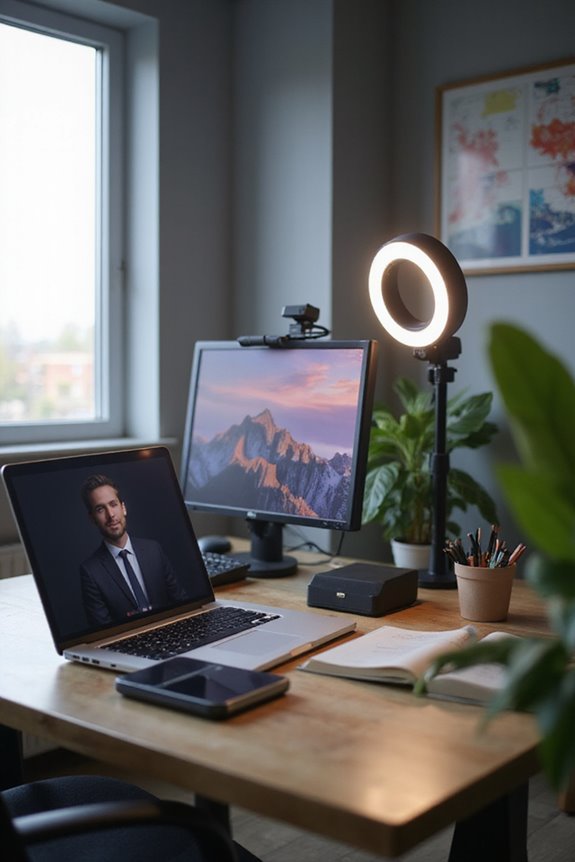 enhancing video call lighting