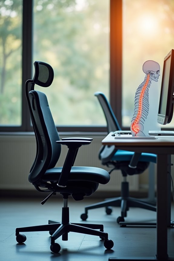 ergonomic chairs reduce back pain
