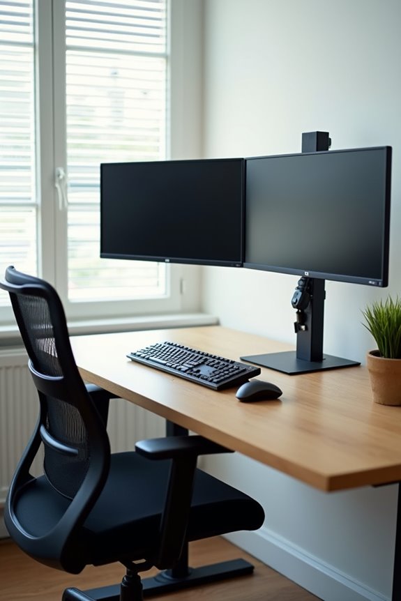 ergonomic monitor setup tips