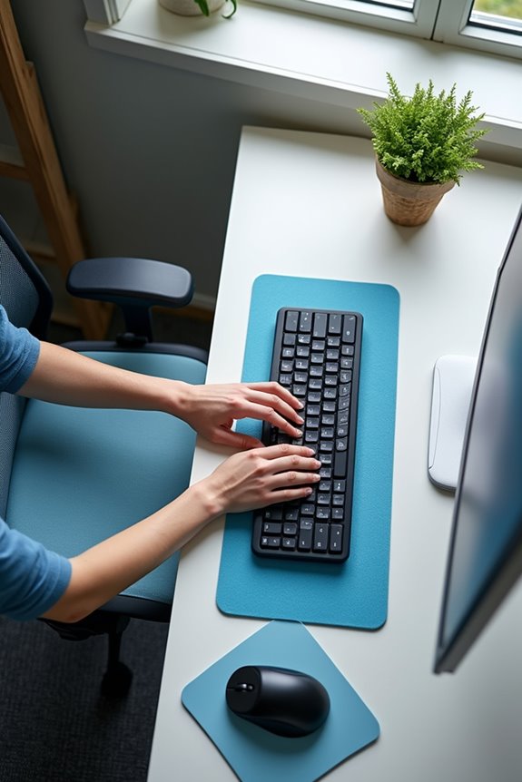 ergonomic workspace for health