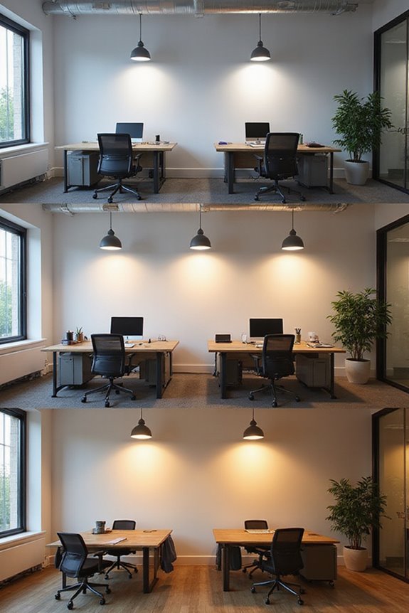 ideal office lighting color