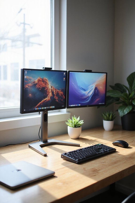 monitor size and weight