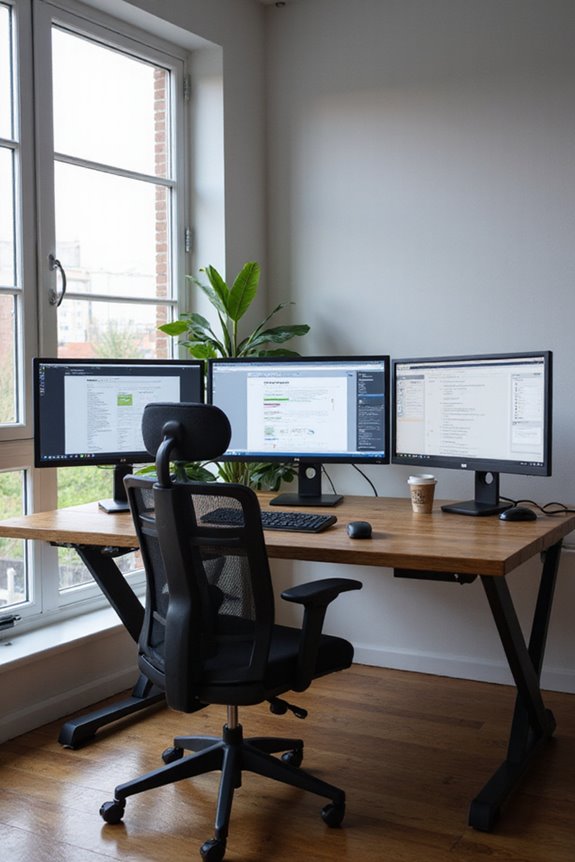 optimal desk space setup