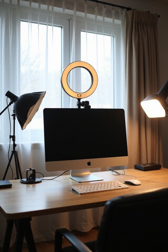 optimal lighting for calls