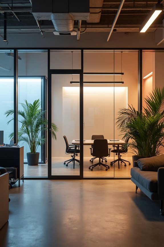 optimal office lighting temperatures