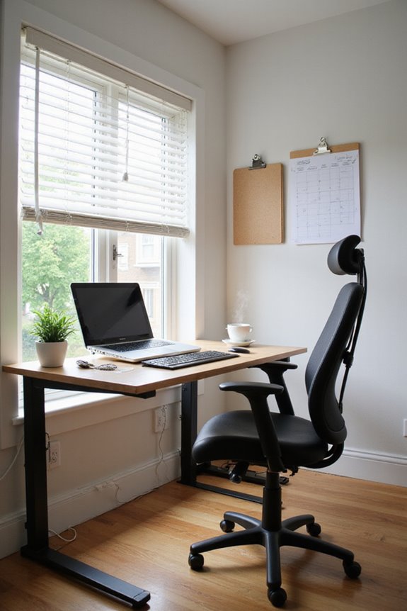 optimized workspace for productivity