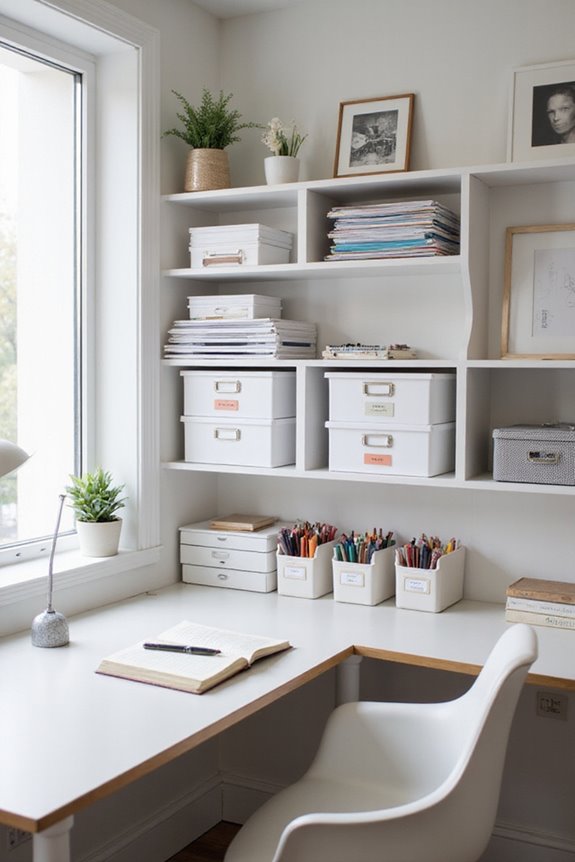 organized workspace boosts productivity