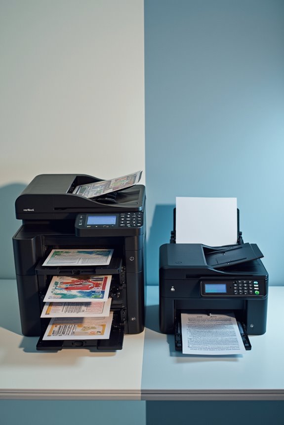 printer capabilities comparison guide