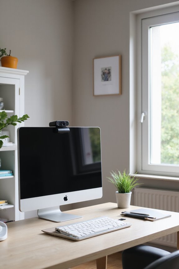professional video call setup
