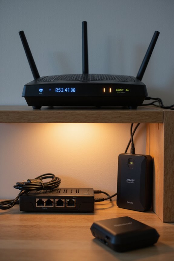 reliable internet and backups