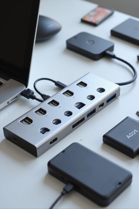 selecting usb hub type