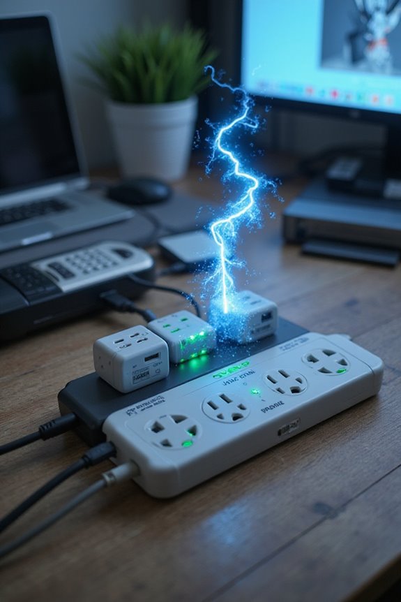 surge protector energy absorption