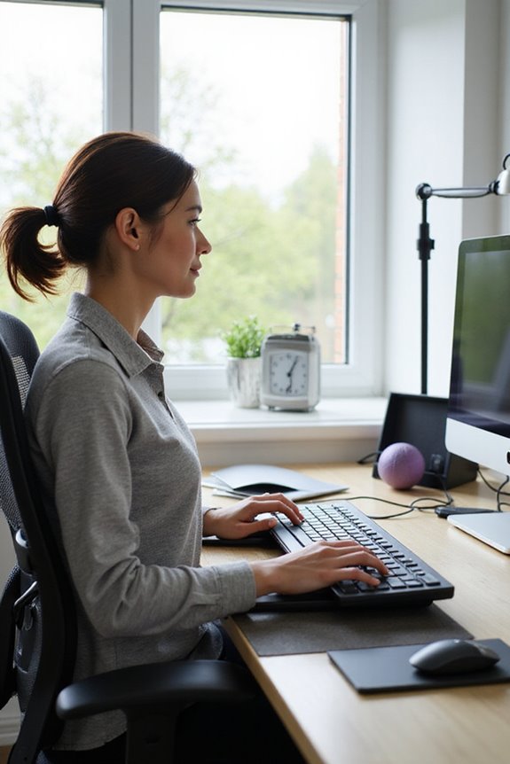 wrist friendly workspace adjustments